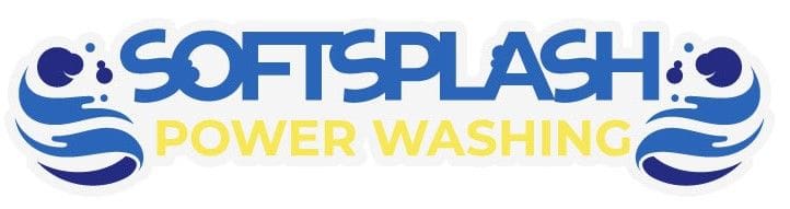 A blue and yellow logo for watersplash water washing.